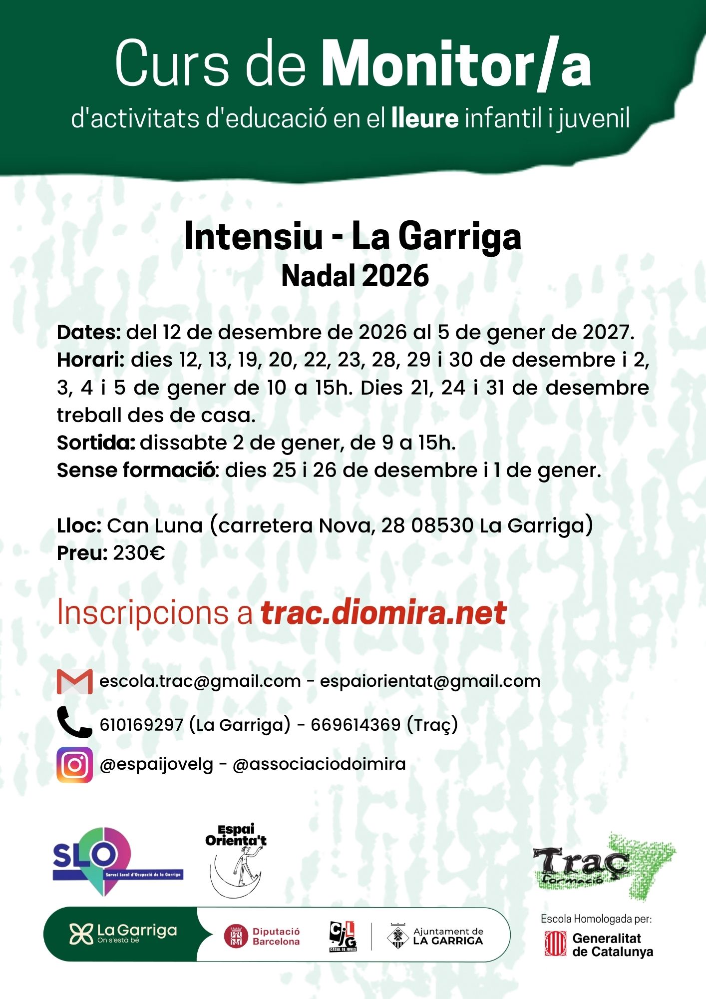 Curs de monitoratge en el lleure