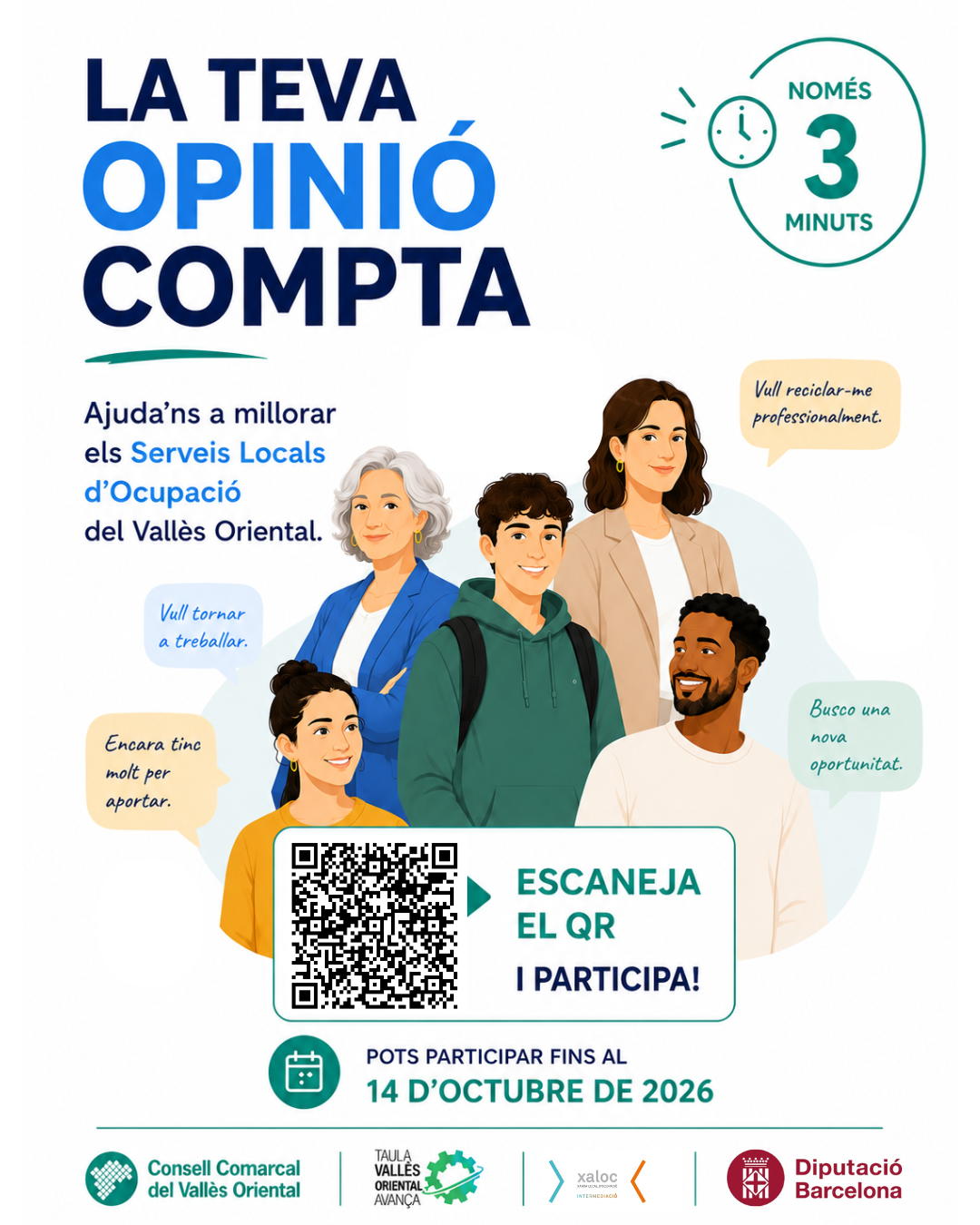 Enquesta per millorar els Serveis Locals d'Ocupaci&oacute; del Vall&egrave;s Oriental