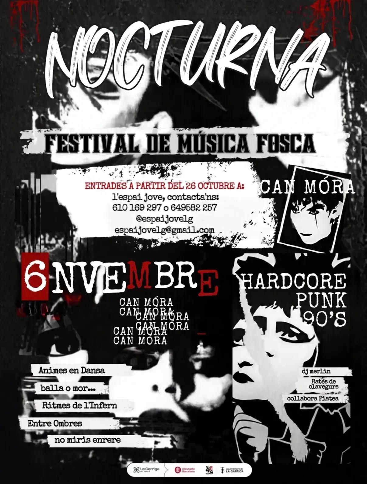 Nocturna. Festival de m&uacute;sica fosca