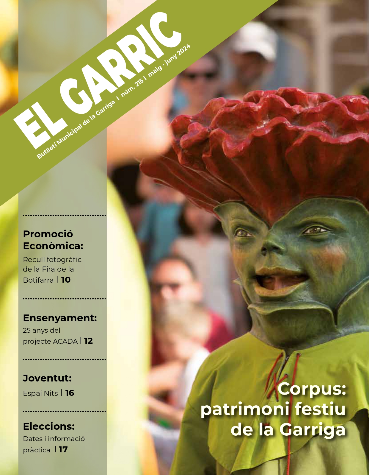 Corpus és portada al Garric de maig i juny