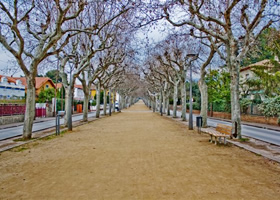 El passeig de la Garriga