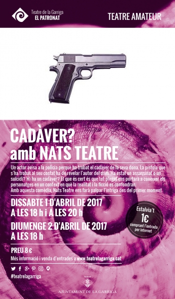 Comèdia de misteri al Teatre de la Garriga