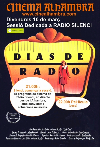 Ràdio Silenci al cinema Alhambra
