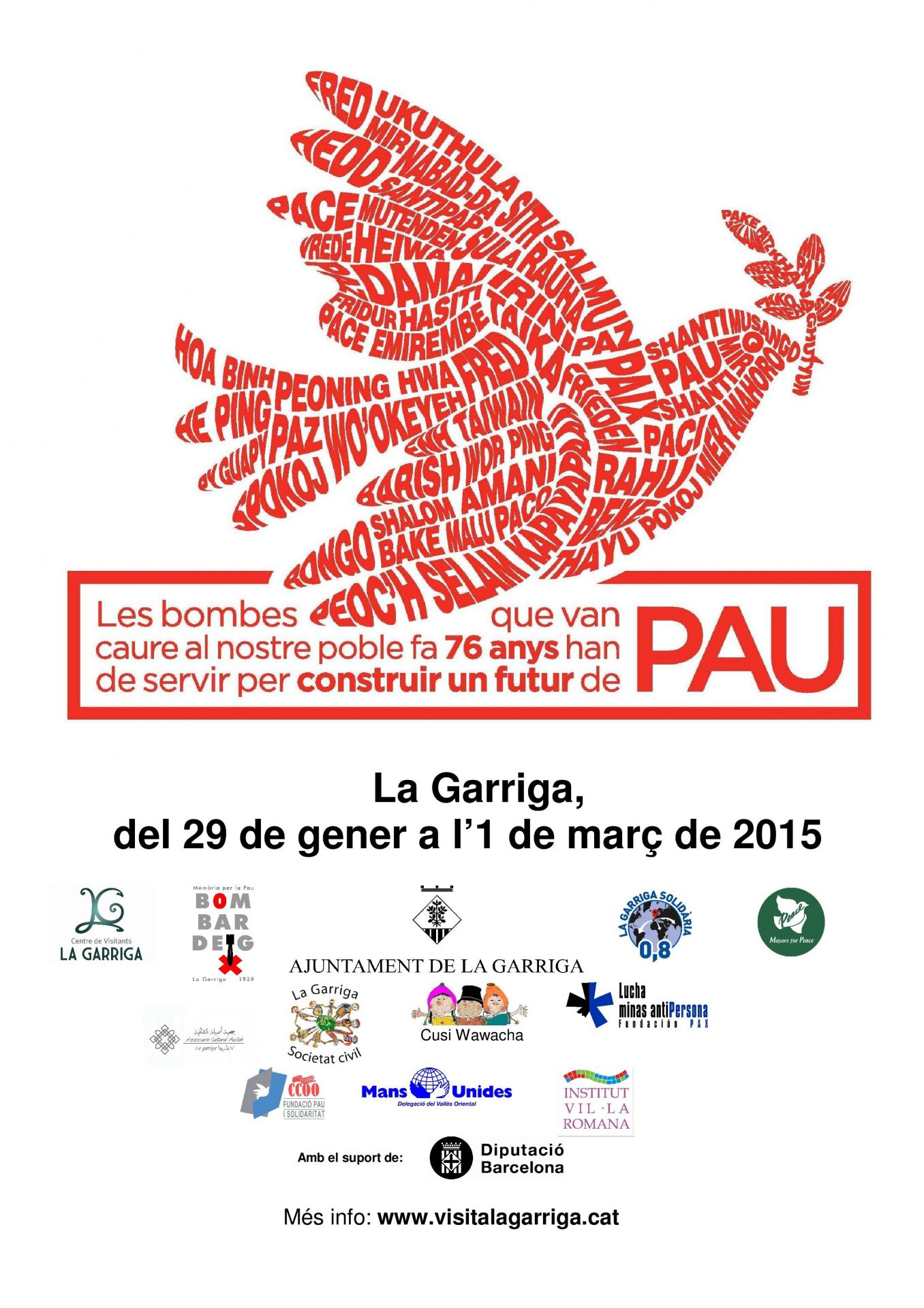 CommemoraciÃ³ del bombardeig a la Garriga 2015